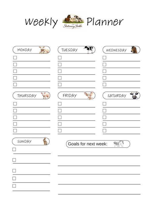 The Stationery Stable - Agri Equine Planner